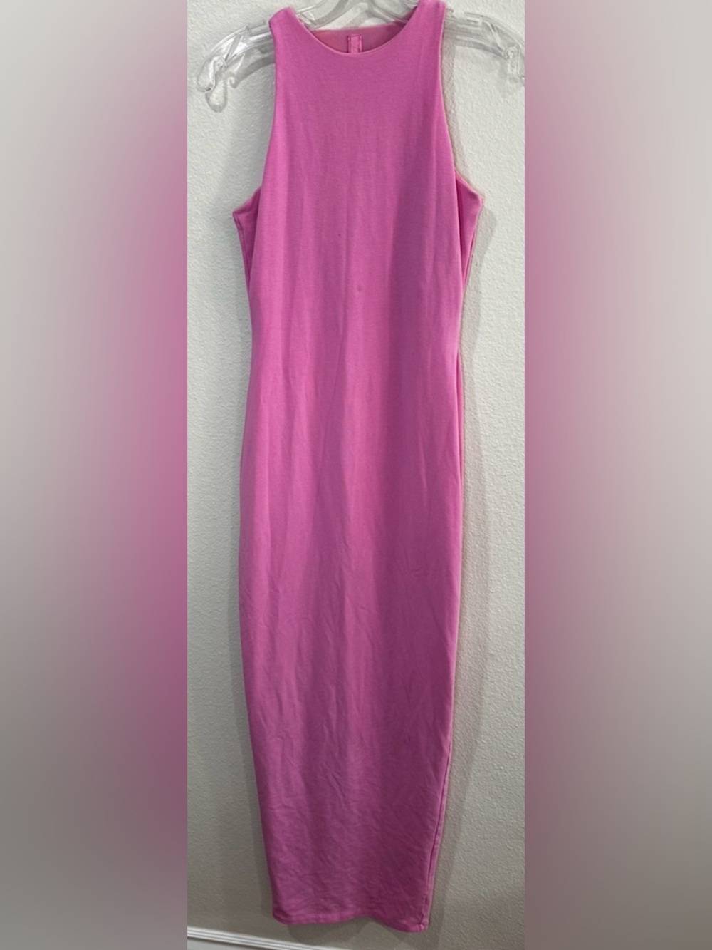 SKIMS Hot Pink Sleeveless Tank Dress